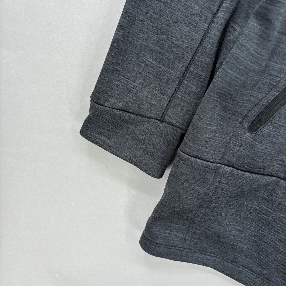 North Face Hoodie Womens XL Gray Black Pullover Fleece Lined Anorak Outdoor Warm - Picture 6 of 16